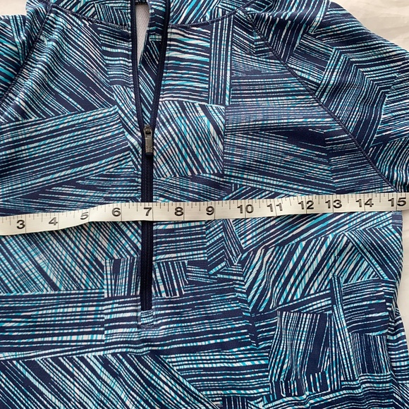 UA Under Armour Fitted Cold Gear Quarter Zip long sleeve running Womens Size S - Picture 3 of 6